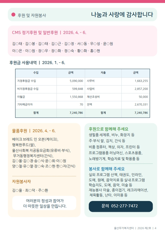 울산무거복지센터_2026년_제2호_소식지 사진 4
